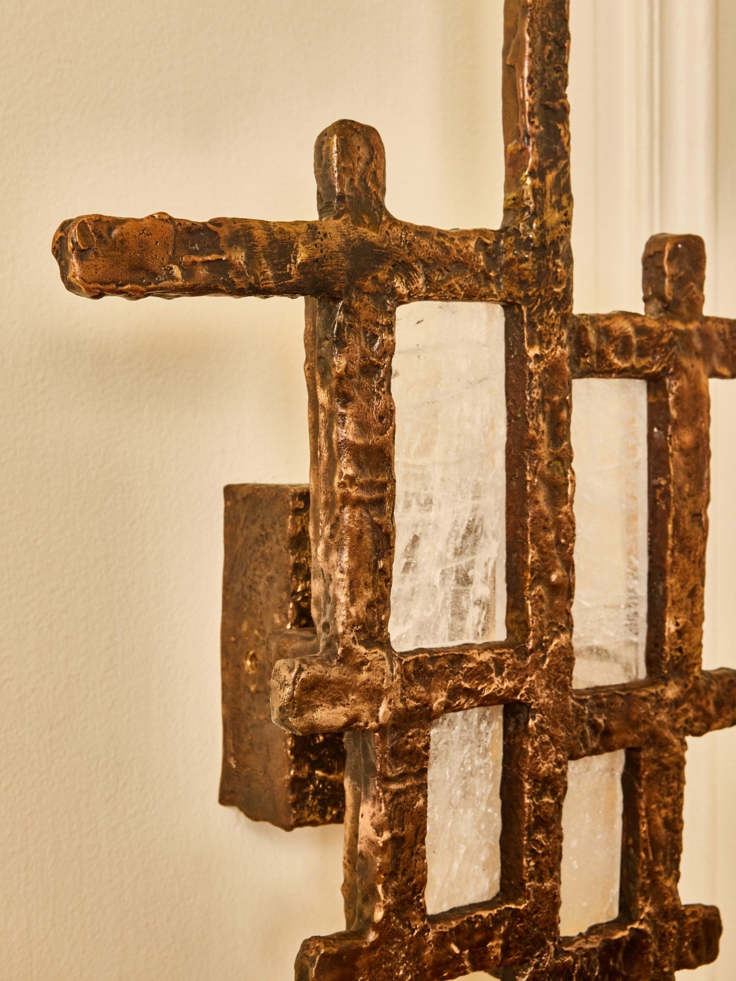 The Brutalist Mosaic Sconce