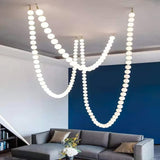 Pearl Necklace Pendant Light