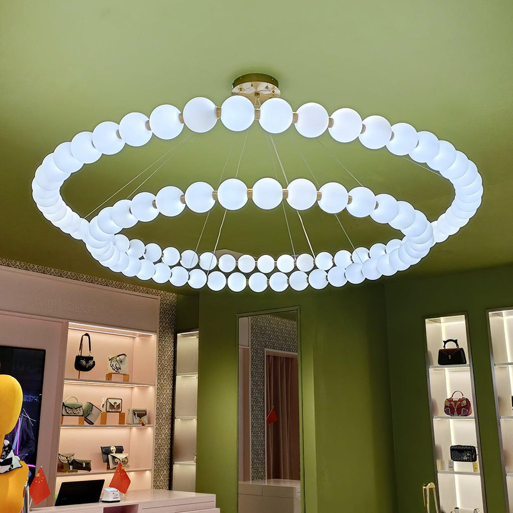 Pearl Necklace Pendant Light