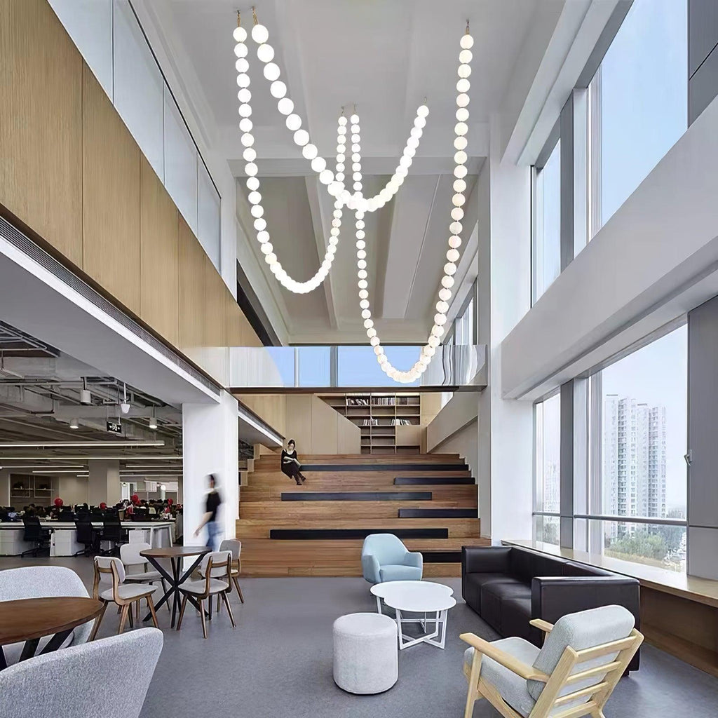 Pearl Necklace Pendant Light