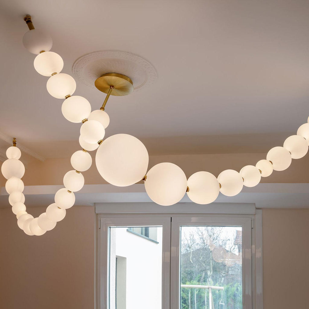 Pearl Necklace Pendant Light