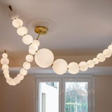 Pearl Necklace Pendant Light