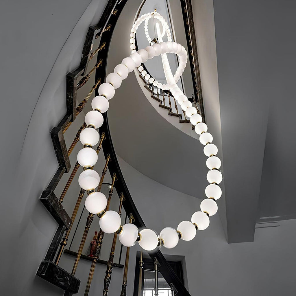 Pearl Necklace Pendant Light