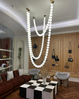 Pearl Necklace Pendant Light
