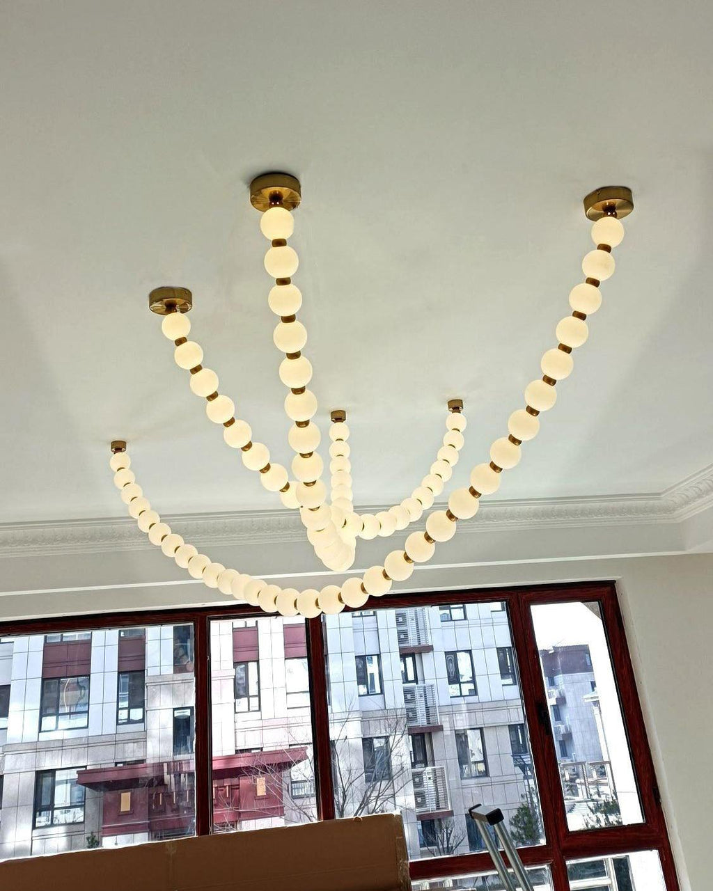 Pearl Necklace Pendant Light