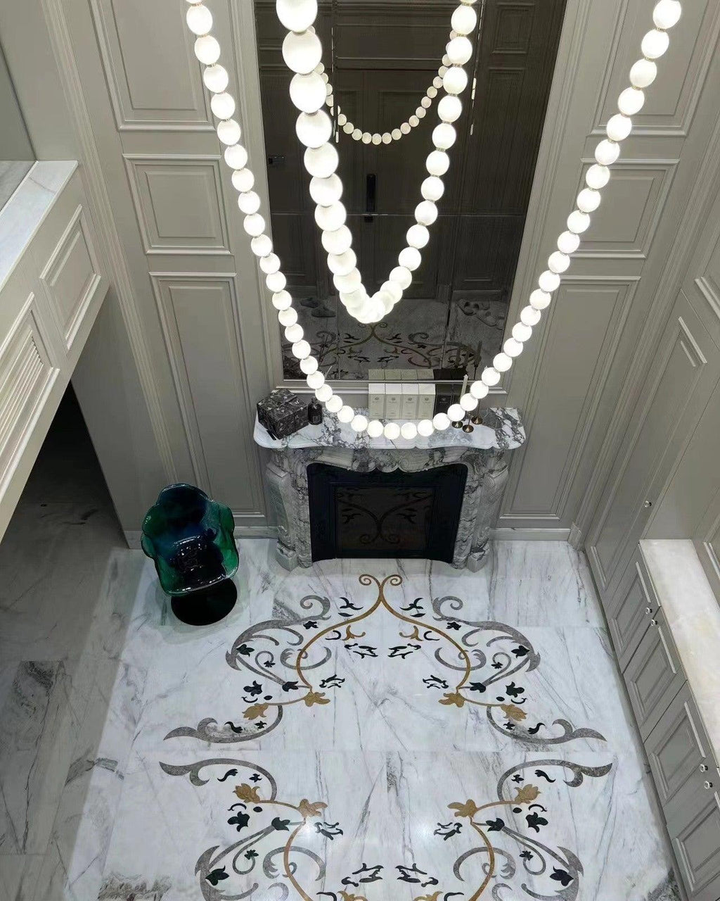 Pearl Necklace Pendant Light