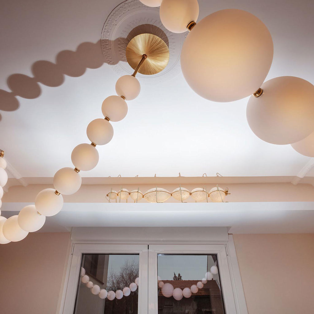 Pearl Necklace Pendant Light