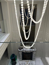 Pearl Necklace Pendant Light