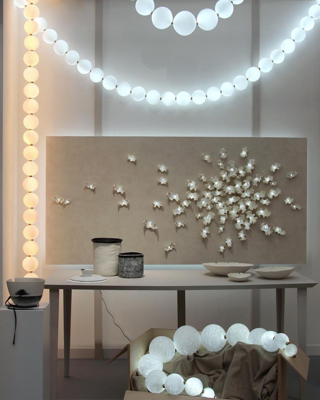 Pearl Necklace Pendant Light