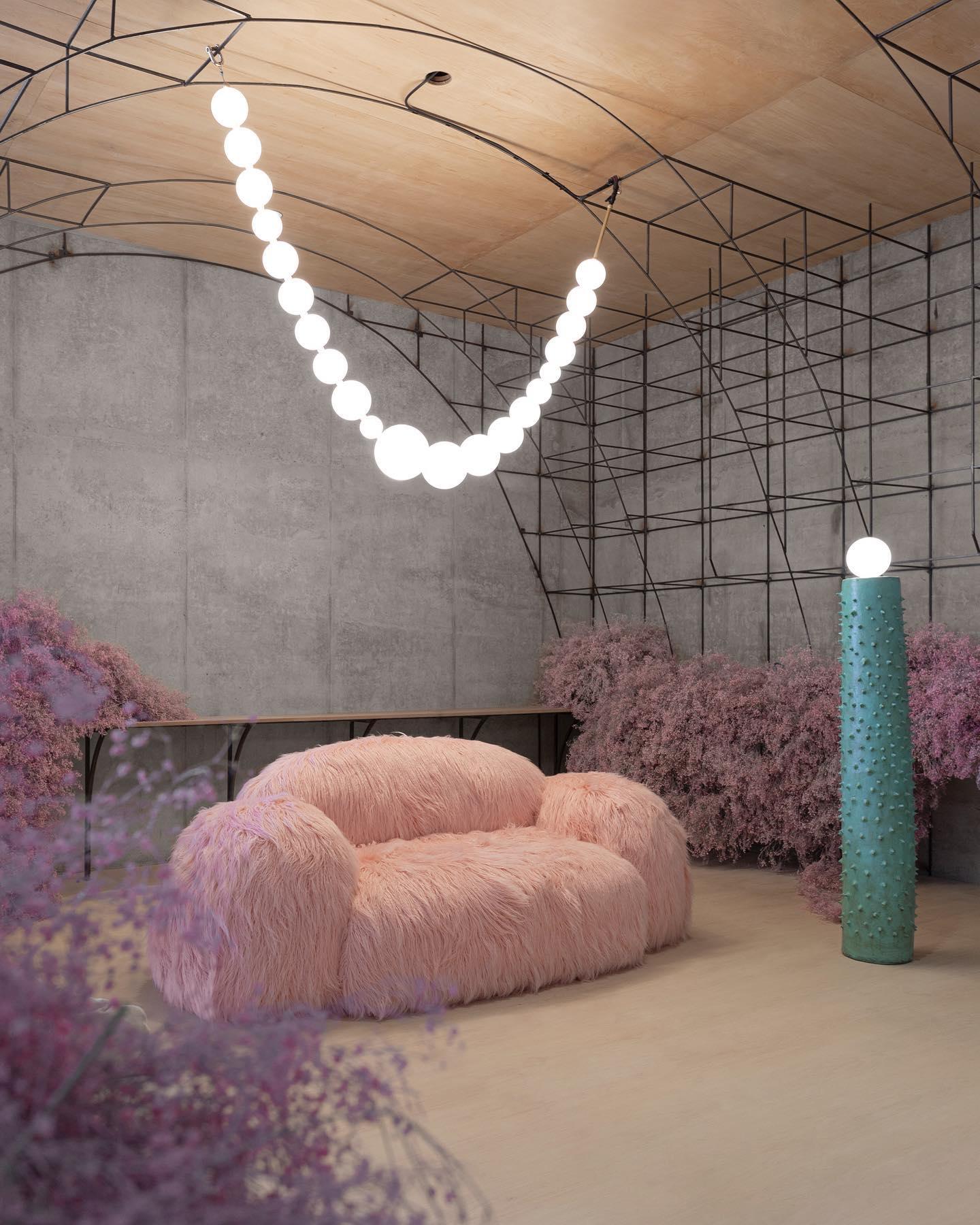 Pearl Necklace Pendant Light