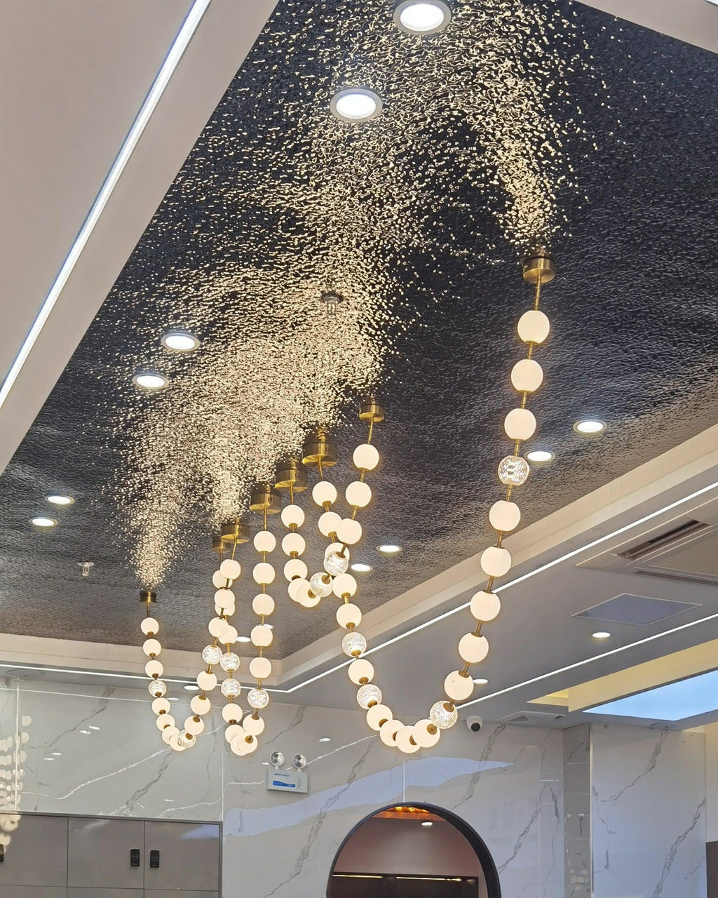 Pearl Necklace Pendant Light