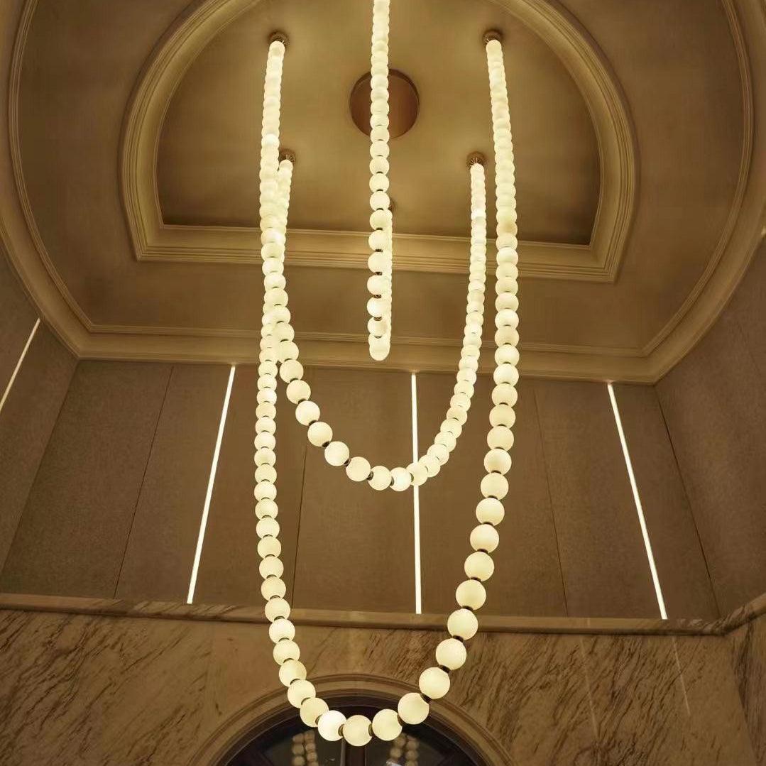 Pearl Necklace Pendant Light