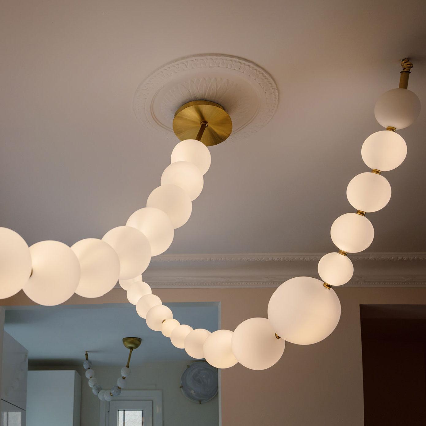 Pearl Necklace Pendant Light