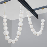 Pearl Necklace Pendant Light