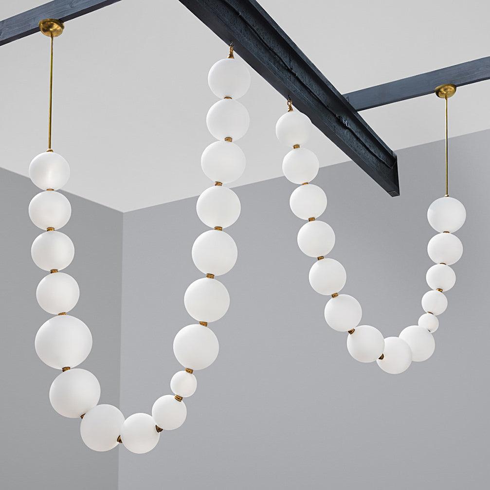 Pearl Necklace Pendant Light