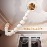 Pearl Necklace Pendant Light