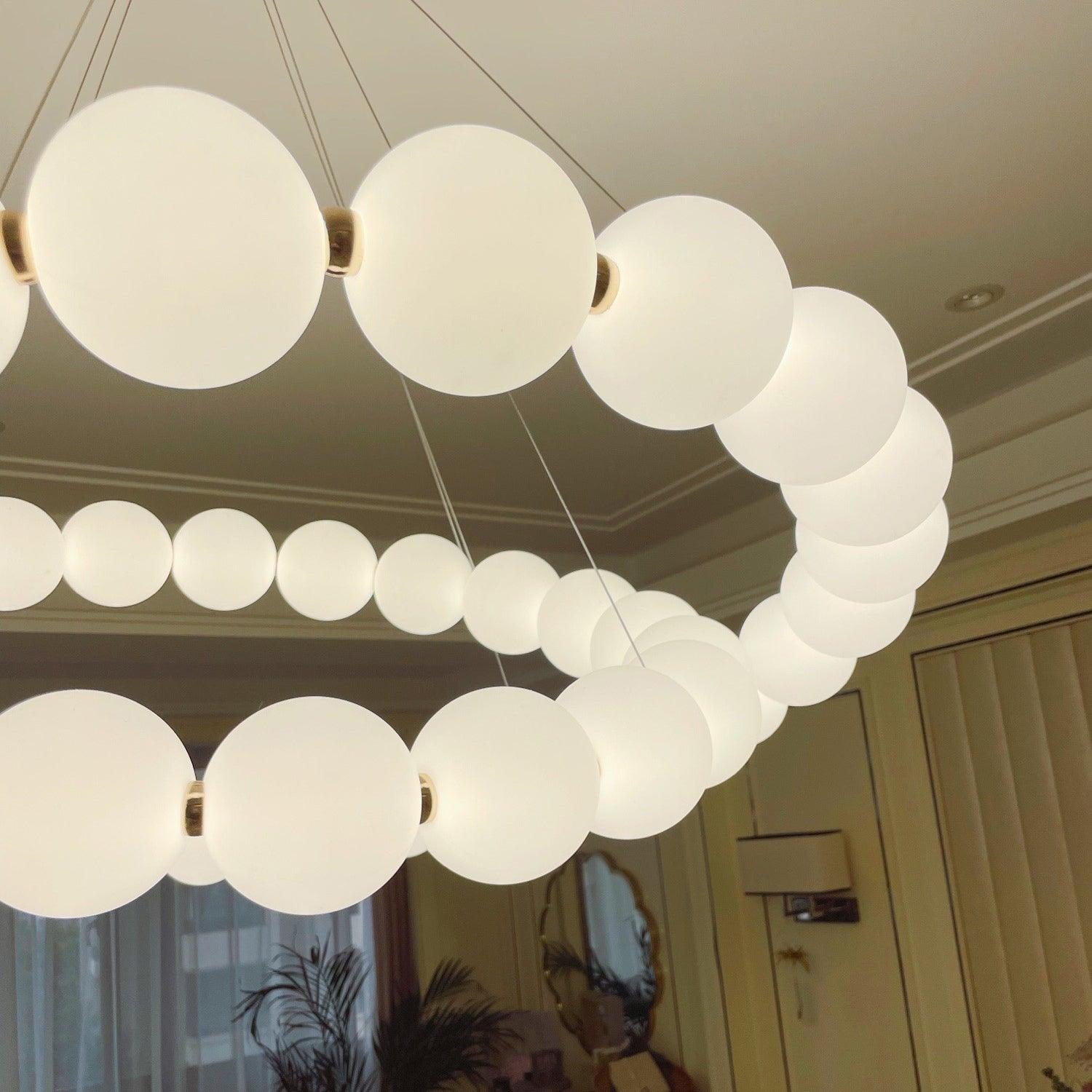 Pearl Necklace Pendant Light