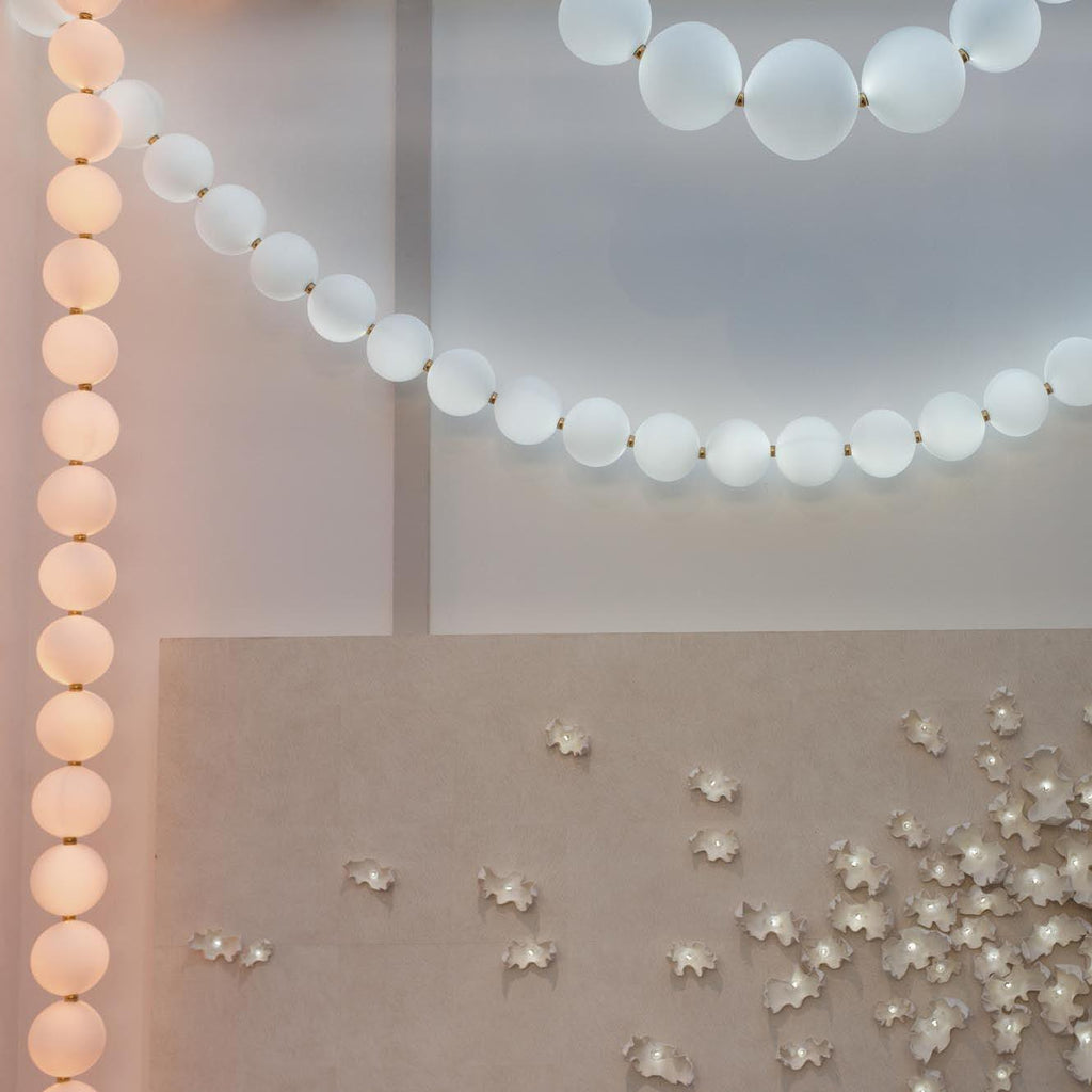 Pearl Necklace Pendant Light