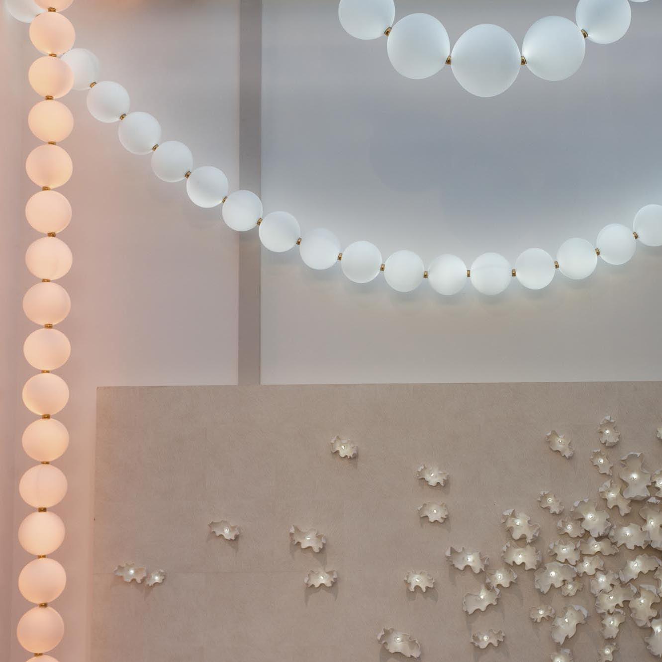 Pearl Necklace Pendant Light