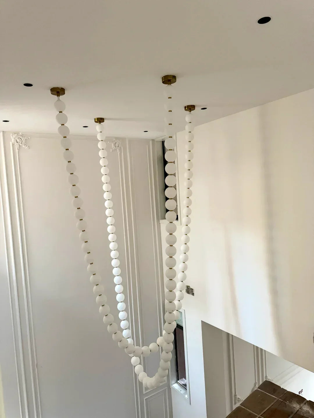 Pearl Necklace Pendant Light