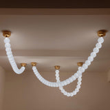 Pearl Necklace Pendant Light