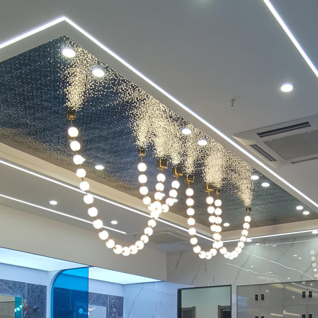 Pearl Necklace Pendant Light
