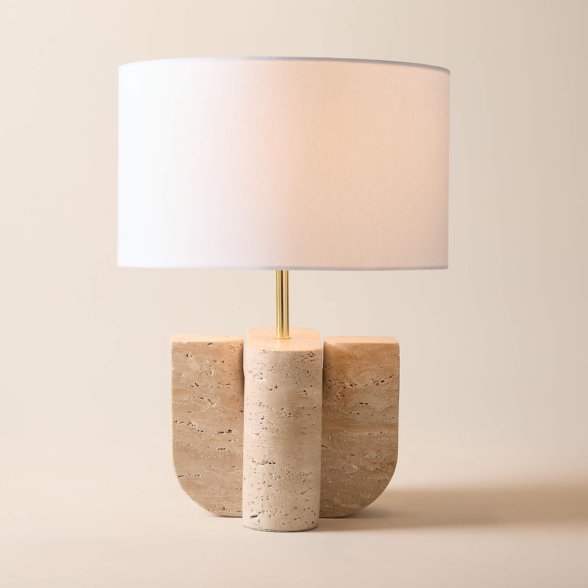 Peniche Travertine Table Lamp
