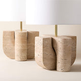 Peniche Travertine Table Lamp