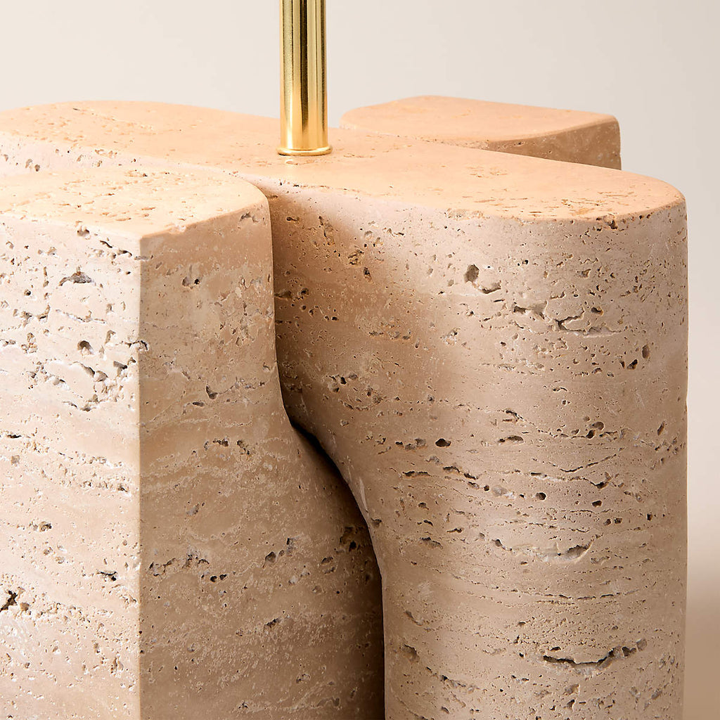 Peniche Travertine Table Lamp