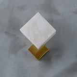 Piatt Cube Alabaster Wall Sconce