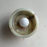 Aurora Green Onyx Sconce