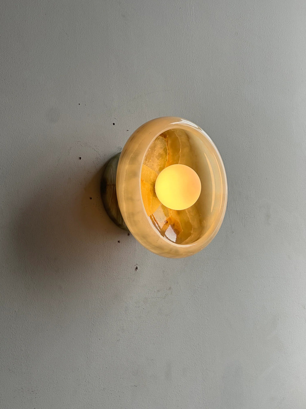 Aurora Green Onyx Sconce