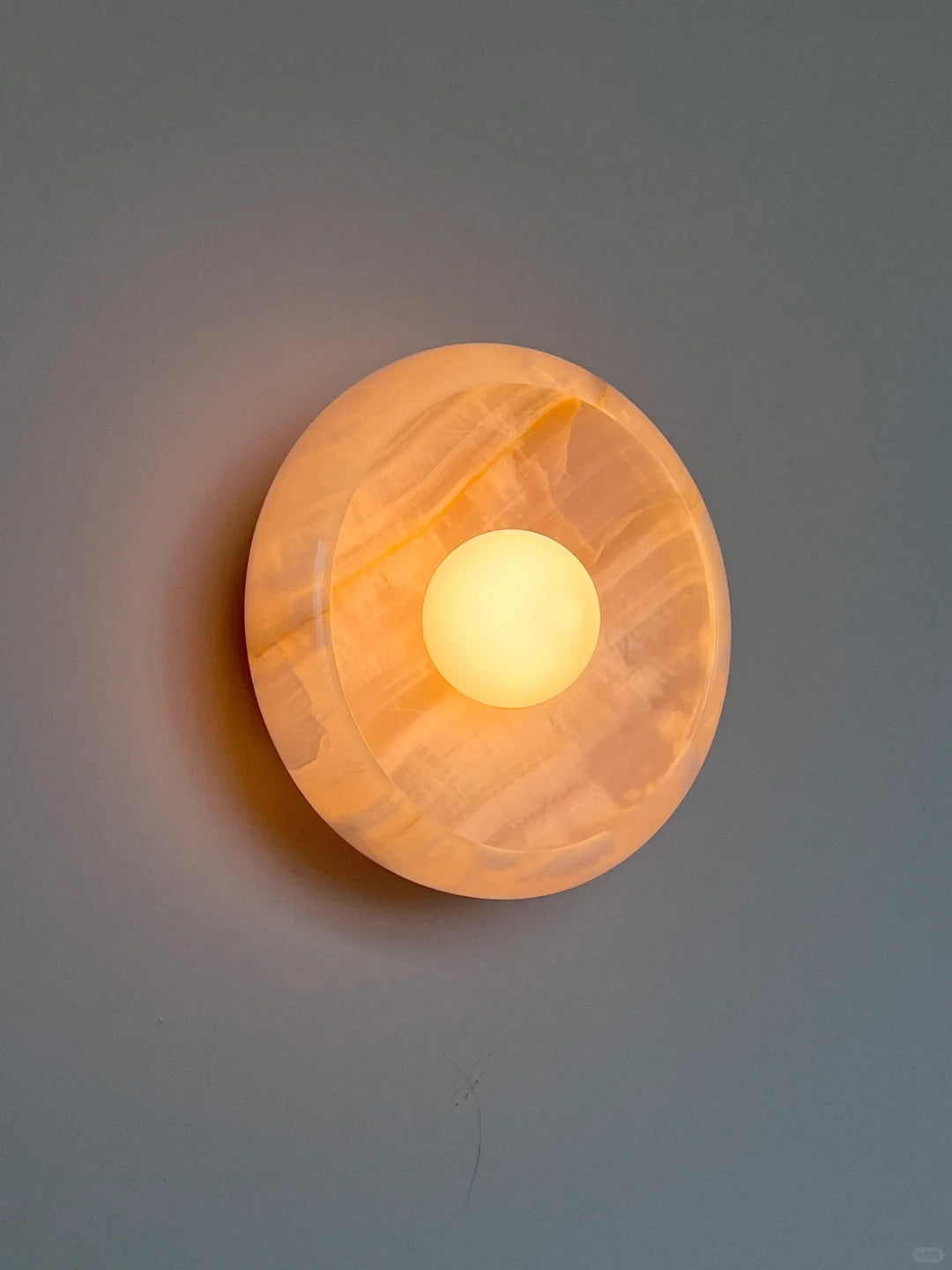Pink Onyx Sconce