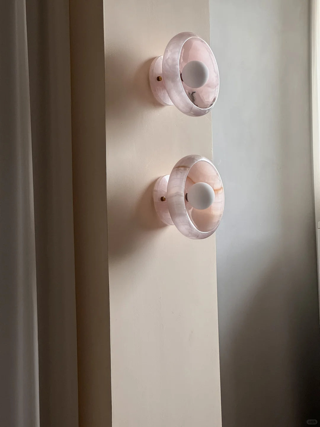 Pink Onyx Sconce