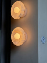 Pink Onyx Sconce