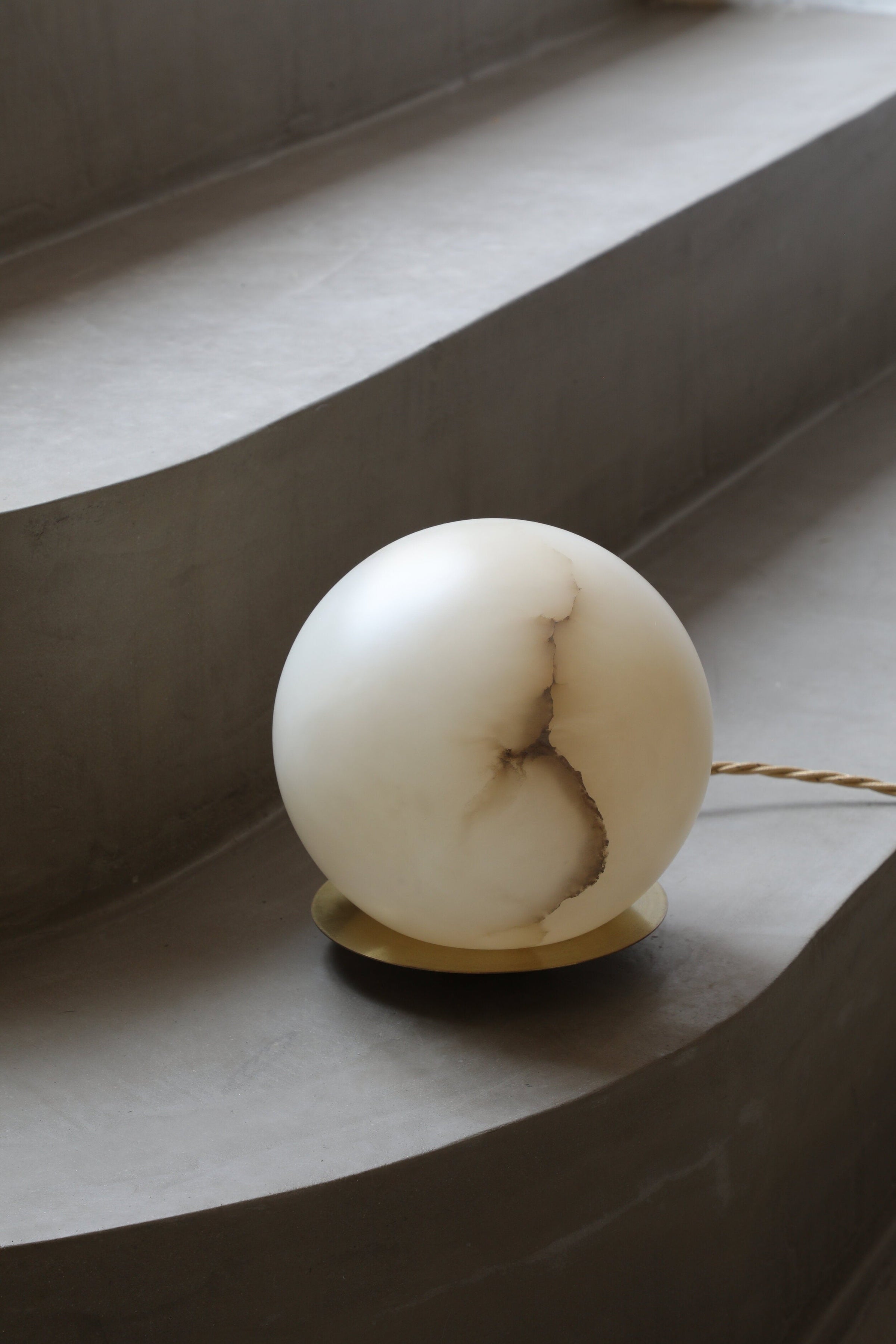 Planette Alabaster Table Lamp