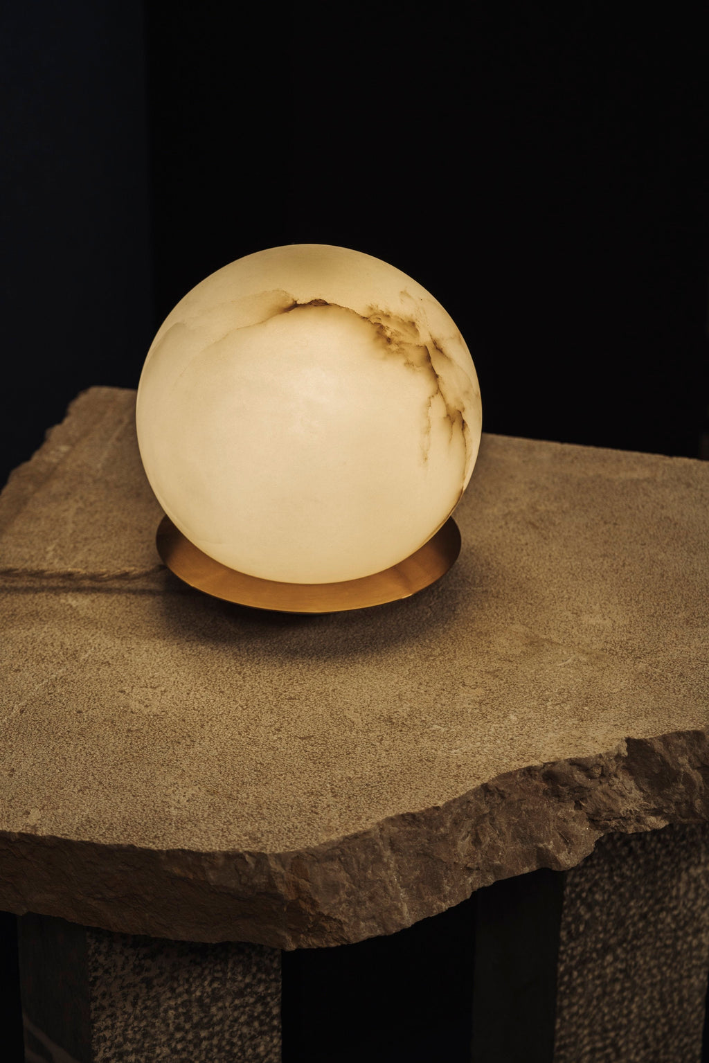 Planette Alabaster Table Lamp