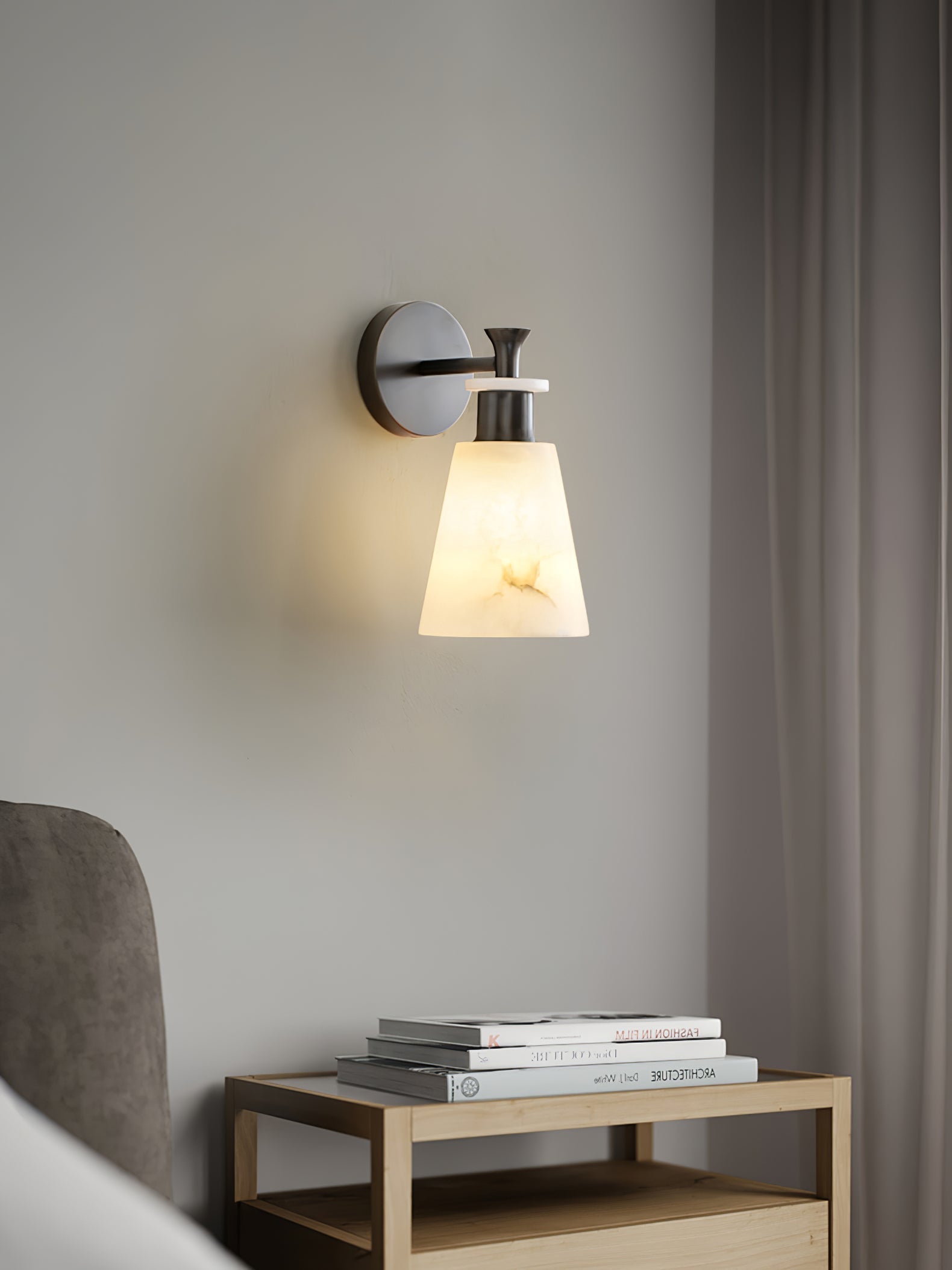 Polly Alabaster Wall Sconce