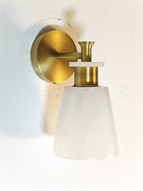 Polly Alabaster Wall Sconce