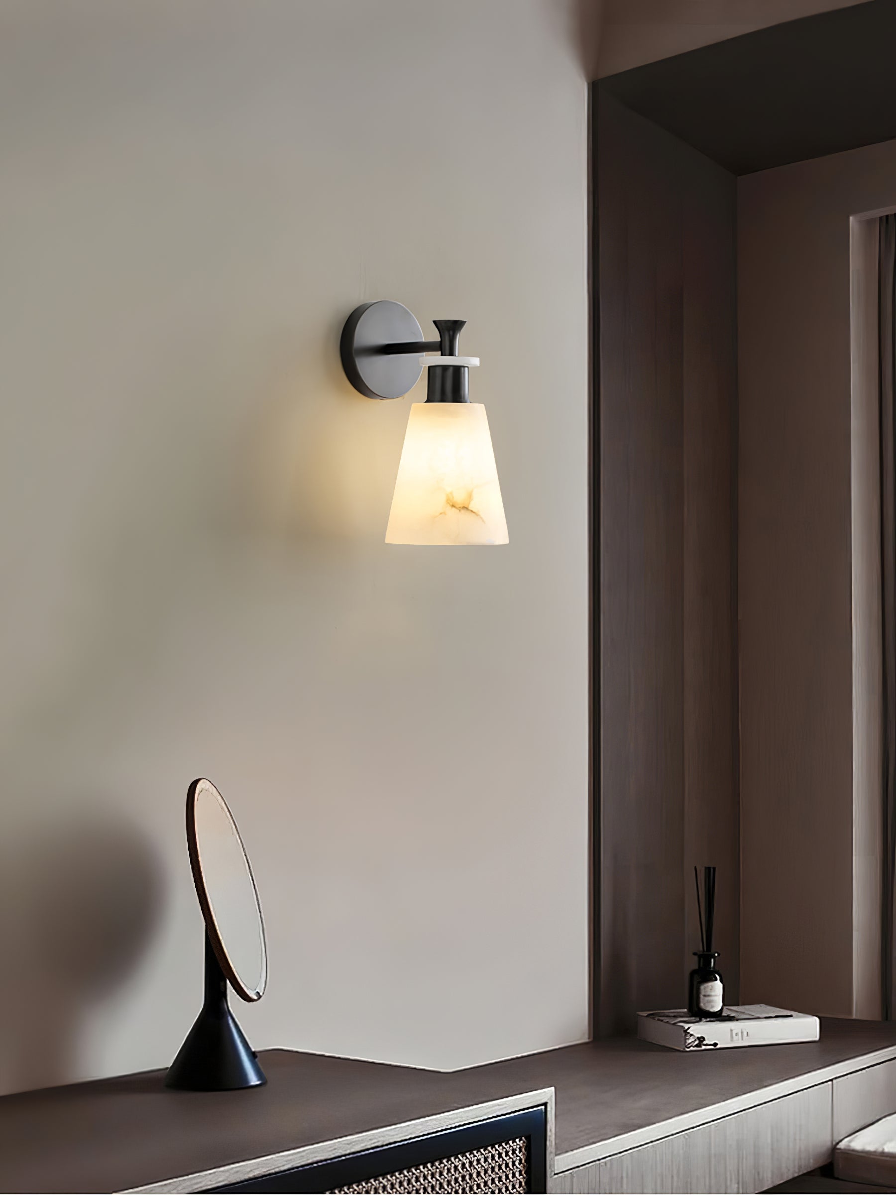 Polly Alabaster Wall Sconce