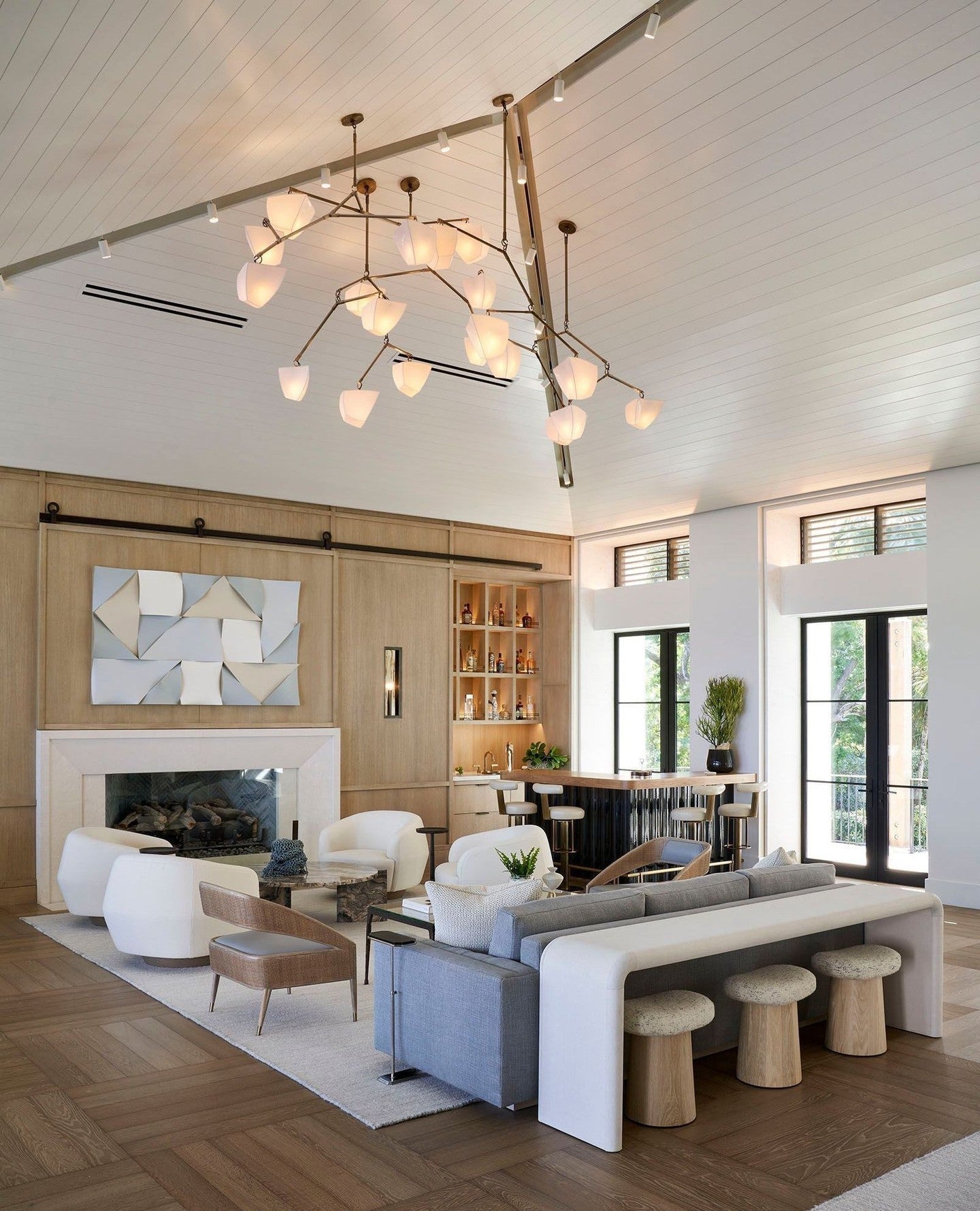 Porcelain Cassiopeia Mobile Chandelier