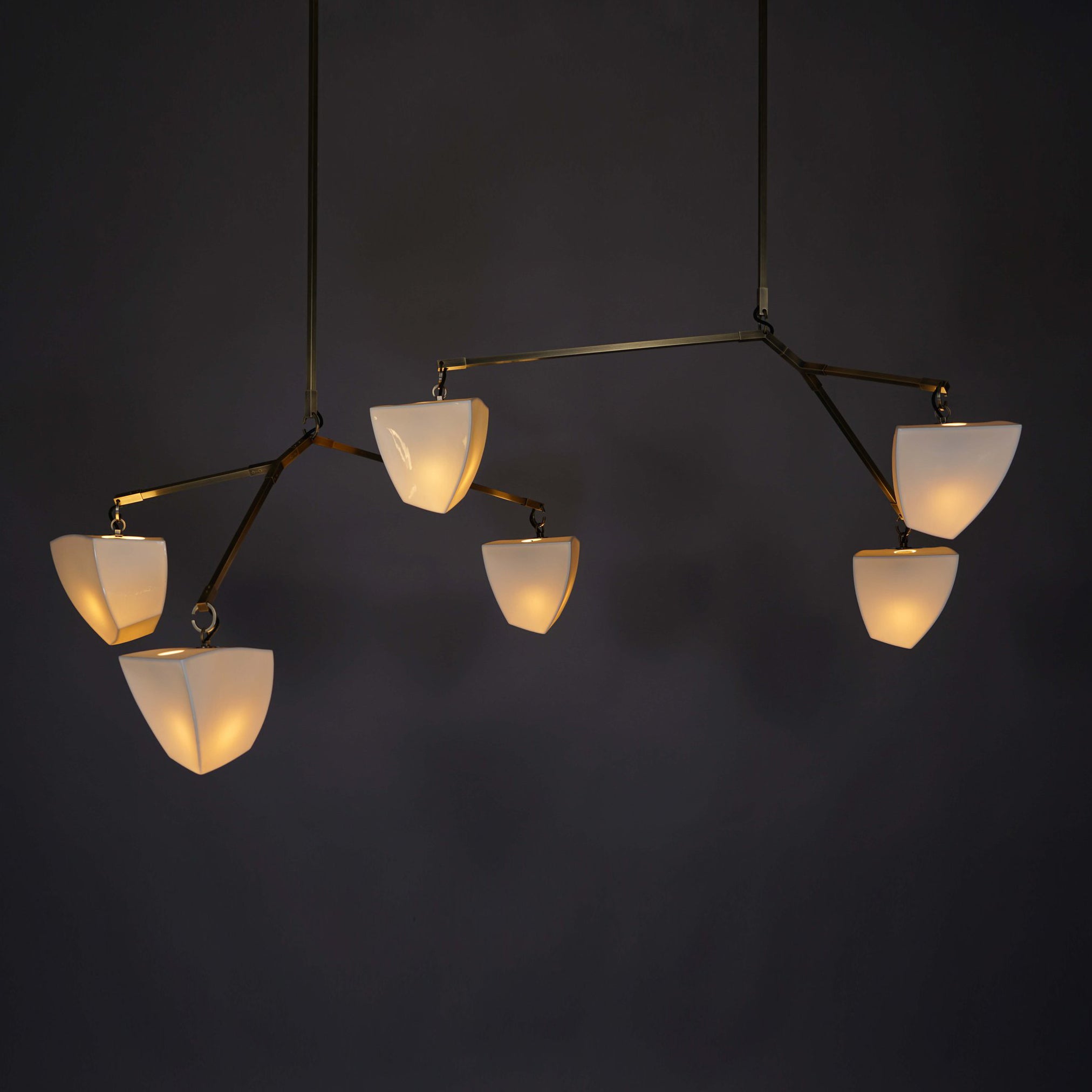 Porcelain Cassiopeia Mobile Chandelier