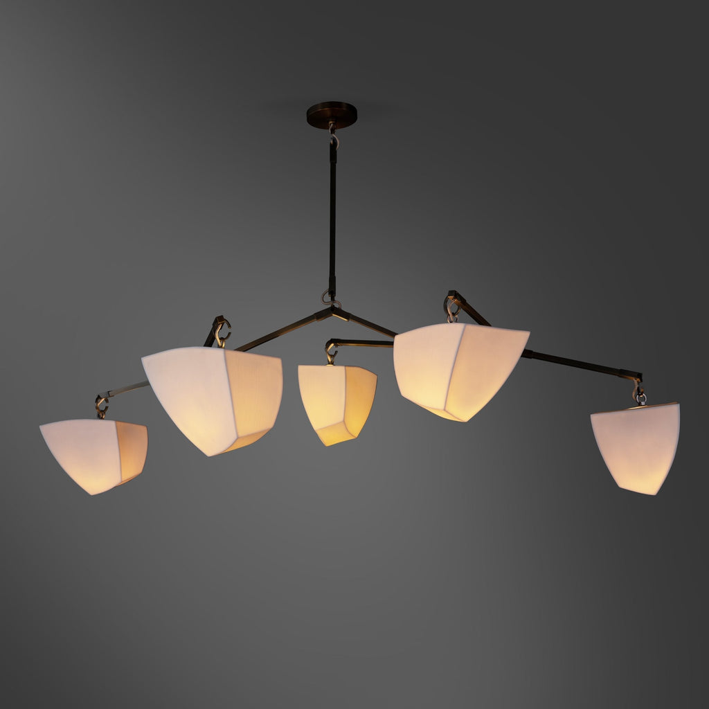 Porcelain Cassiopeia Mobile Chandelier