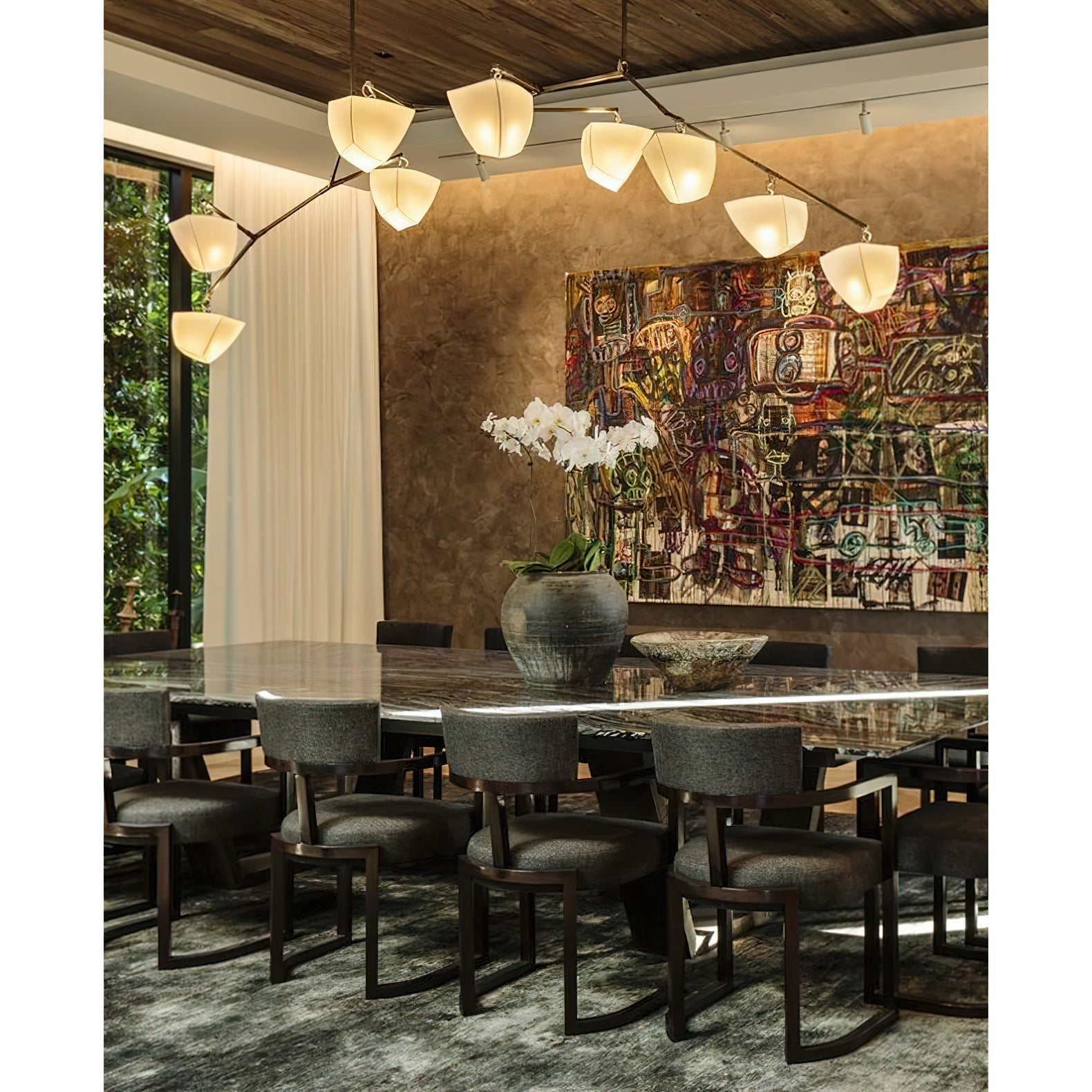 Porcelain Cassiopeia Mobile Chandelier