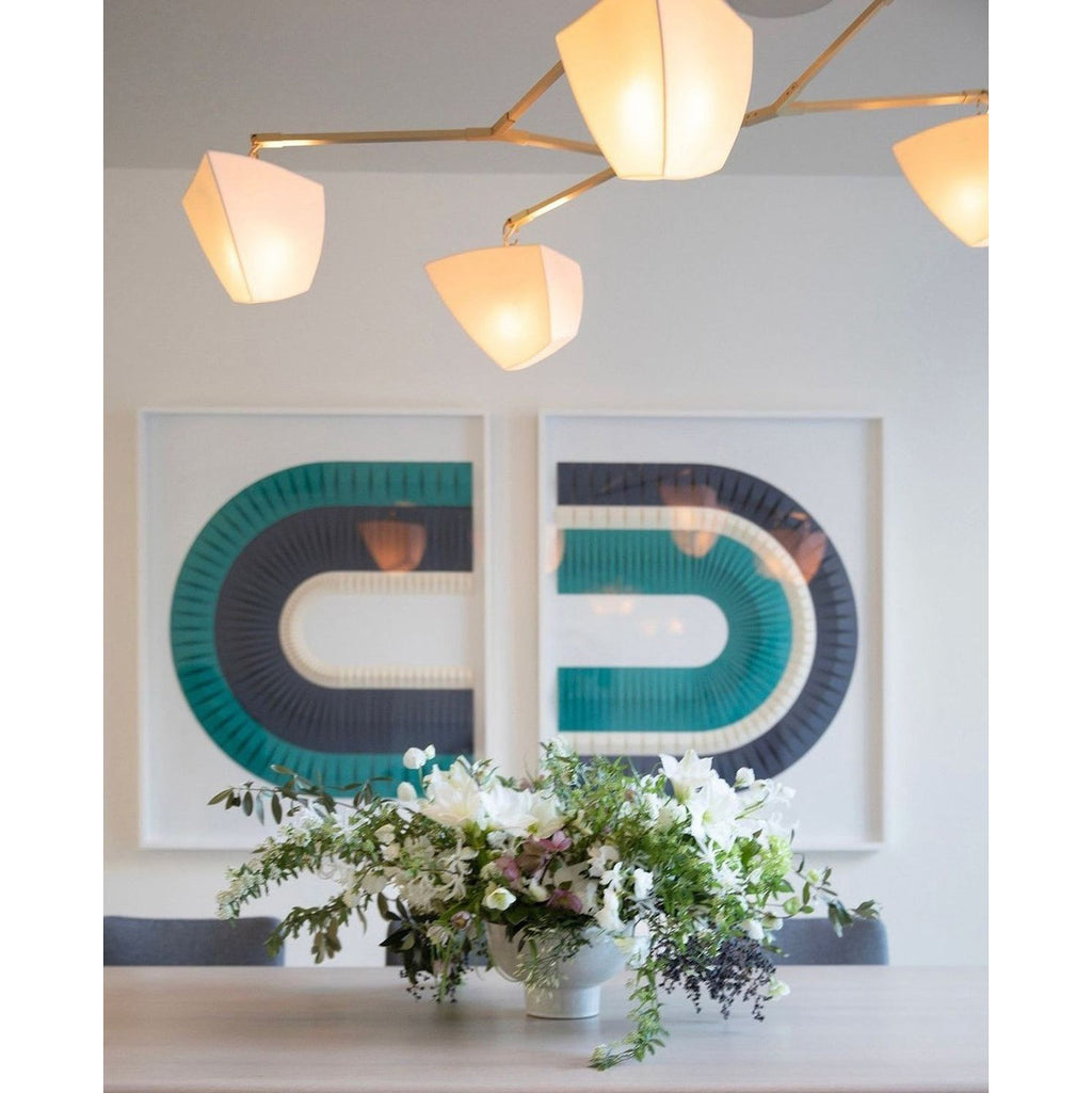 Porcelain Cassiopeia Mobile Chandelier