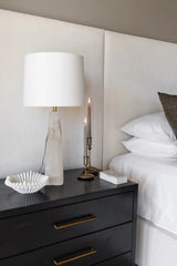 Quatrefoil Alabaster Table Lamp