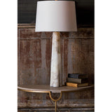 Quatrefoil Alabaster Table Lamp