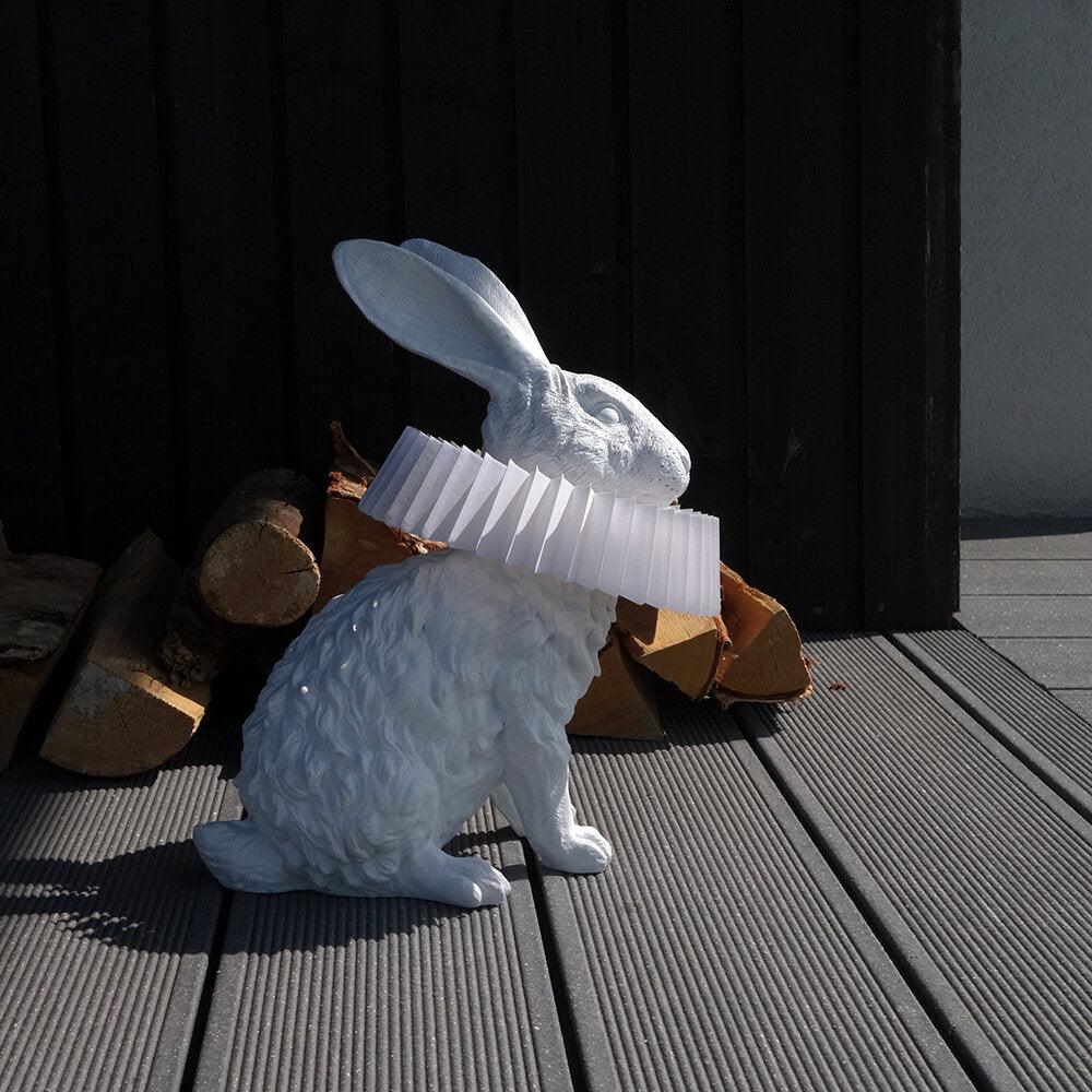 Rabbit Sculpture Table Lamp