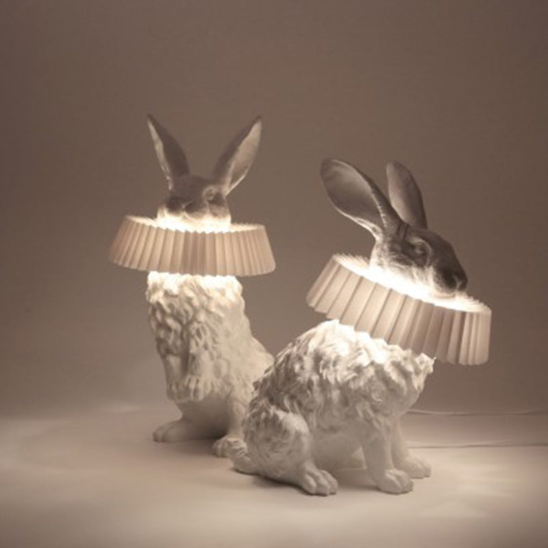 Rabbit Sculpture Table Lamp