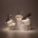 Rabbit Sculpture Table Lamp